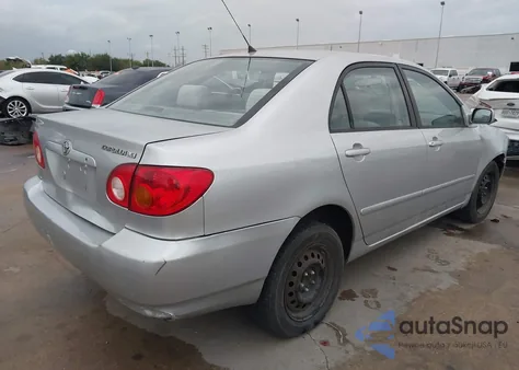 2004 Toyota Corolla Le z USA, uszkodzony, nr VIN 2T1BR32E94C317618